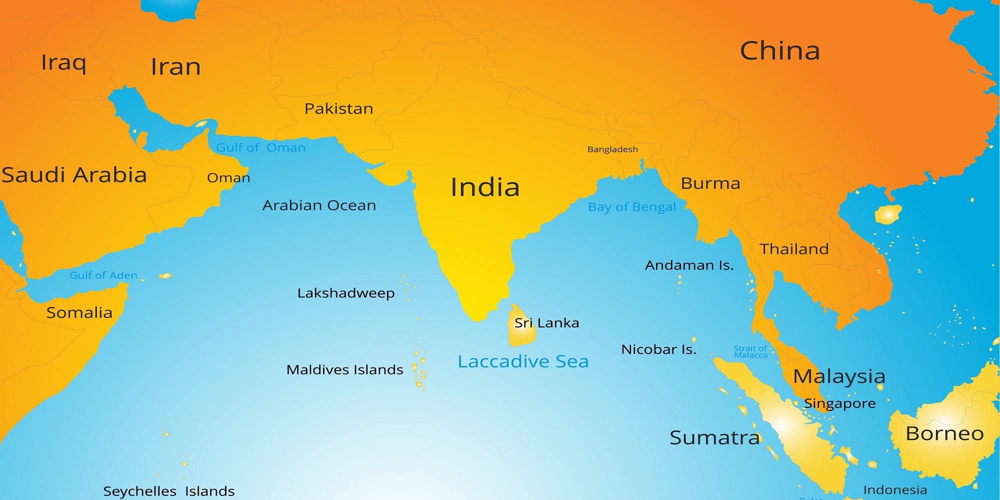 Дубай индийский океан расстояние